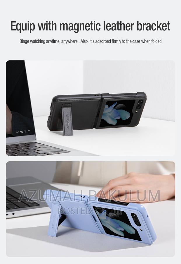 Samsung Galaxy Z Flip 5 Nillkin Qin Vegan Leather Case · Photo 7
