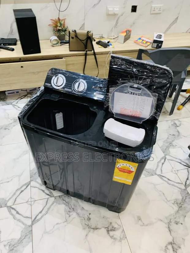 Limited Stock Nasco 7kg Black Semi-Auto Twin Tub WM (Model:NAS-07-Tw) · Photo 1