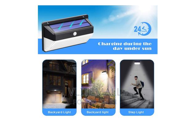 Solar Outdoor Wall Light With Motion Sensor · Photo 1