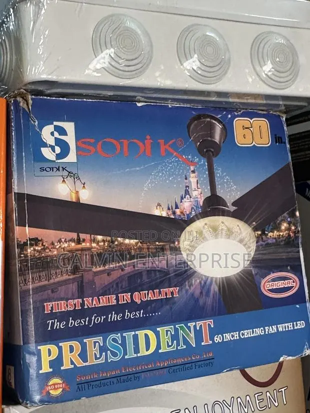 Sonik Japan Celling Fan With Light · Photo 1