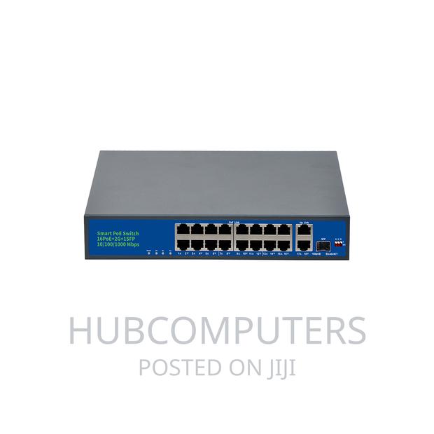 Generic Standard 16 Port Gigabit Poe Switch + 2 Uplink + 1 SFP Port · Photo 5