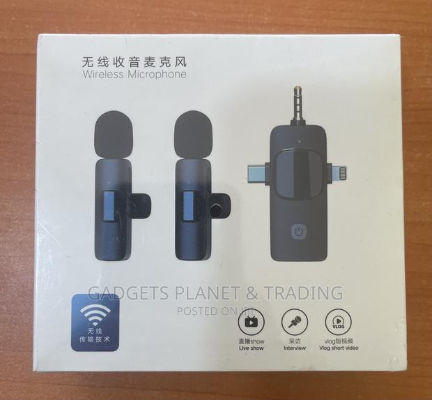 3 in 1 Wireless Lapel Lavalier Microphone · Photo 1