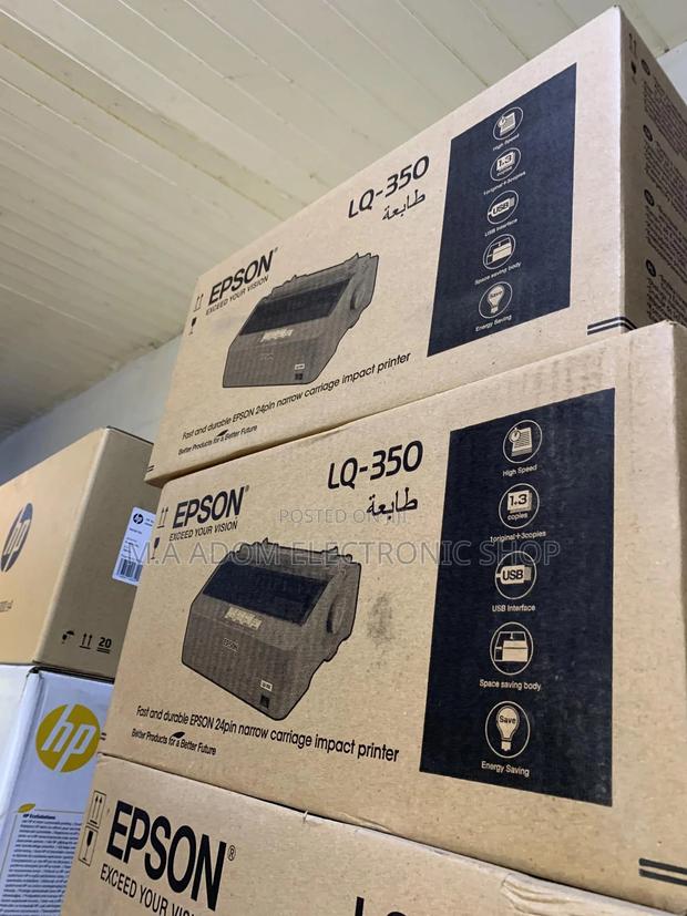 Epson LQ-350 Dot Matrix Printer – Black · Photo 1