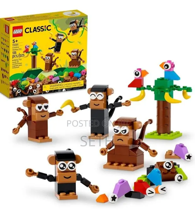 Lego Classic Creative Monkey Fun 11031 Building Toy Set For · Photo 1