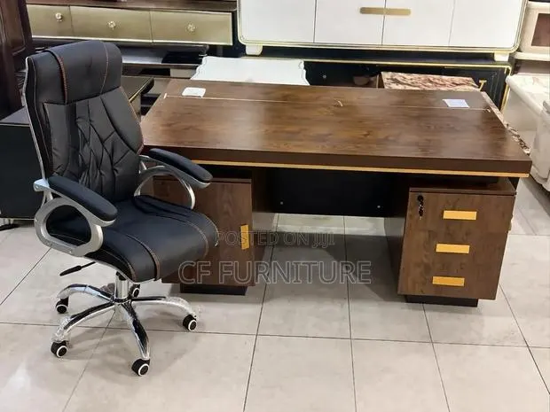 Executive Office Desk and Chair · Photo 1