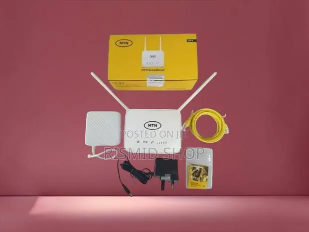 MTN Universal 4G LTE Wi-Fi Router + Battery Backup · Photo 1
