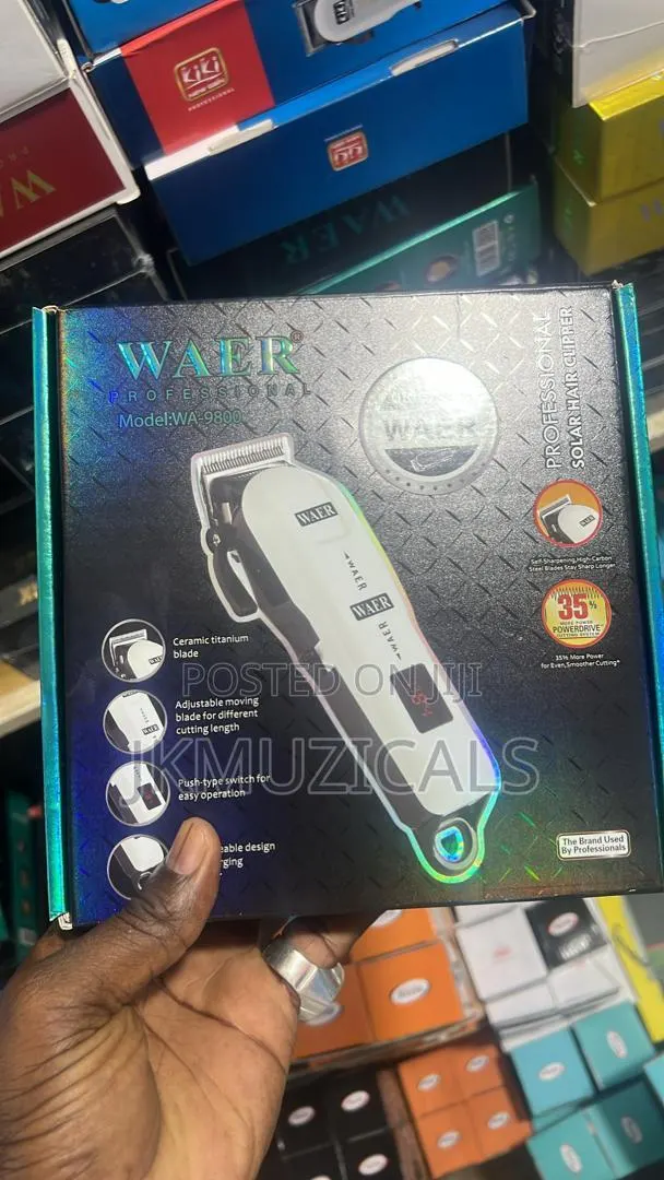 Rechargeable_ Hair Clipper | Waer_ Cordless Barbing Machine · Photo 1