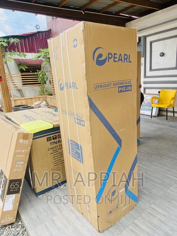 Pearl Single Door Electric Beverage Fridge(PVC-28)White. · Photo 1