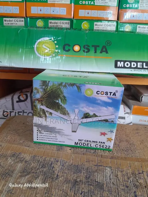 Costa Ceiling Fan Long · Photo 1