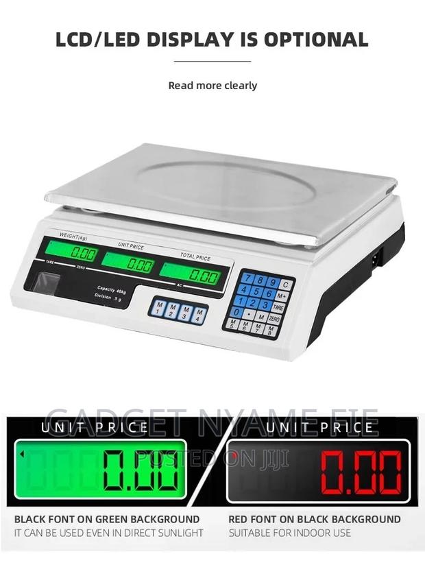 Price Computing Scale-40kg-Rechargeable · Photo 2