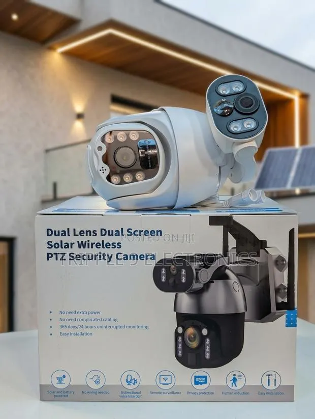 4G Solar Dual Lens High Resolution 4G PTZ CCTV Camera · Photo 1