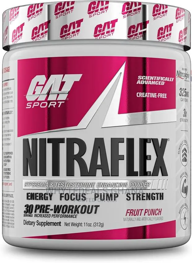 GAT Sport Nitraflex Advanced Pre-Workout Boosts Strength · Photo 1