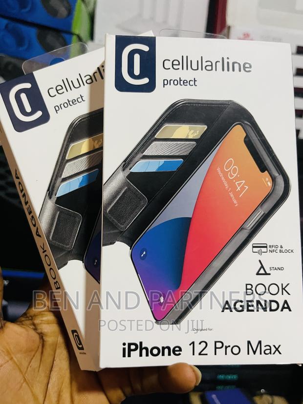Cellularline Book Agenda 2, Back Cover,For iPhone 12 Pro Max · Photo 1