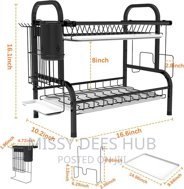 2 Tier Dish Rack · Photo 6