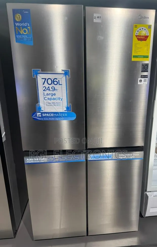 Midea 706ltr 5 Star Space Master French Door Fridge Inverter Quattro · Photo 1