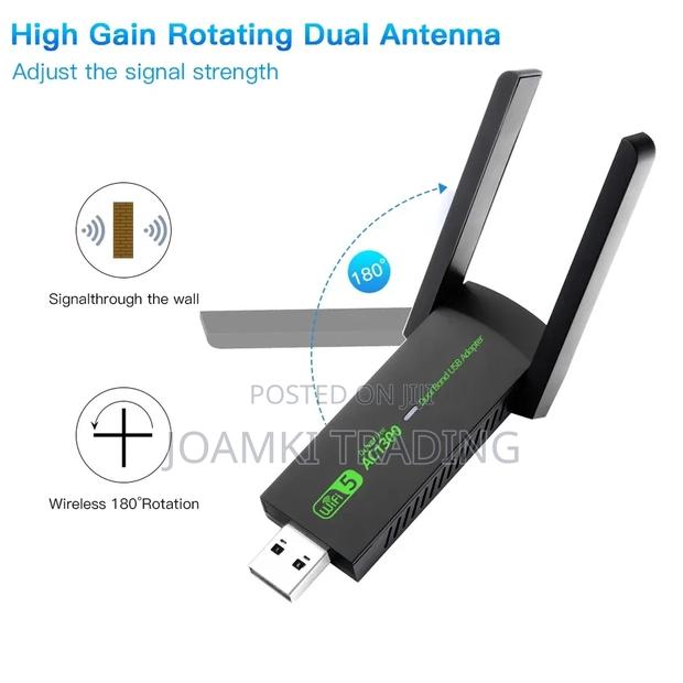 1300mps Wifi Adapter, 2.4g 5g Dual Band Wifi Network Adapter · Photo 4