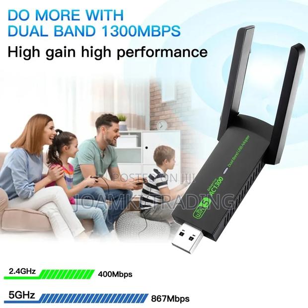 1300mps Wifi Adapter, 2.4g 5g Dual Band Wifi Network Adapter · Photo 3