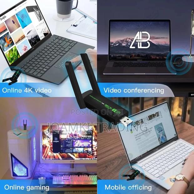 1300mps Wifi Adapter, 2.4g 5g Dual Band Wifi Network Adapter · Photo 2