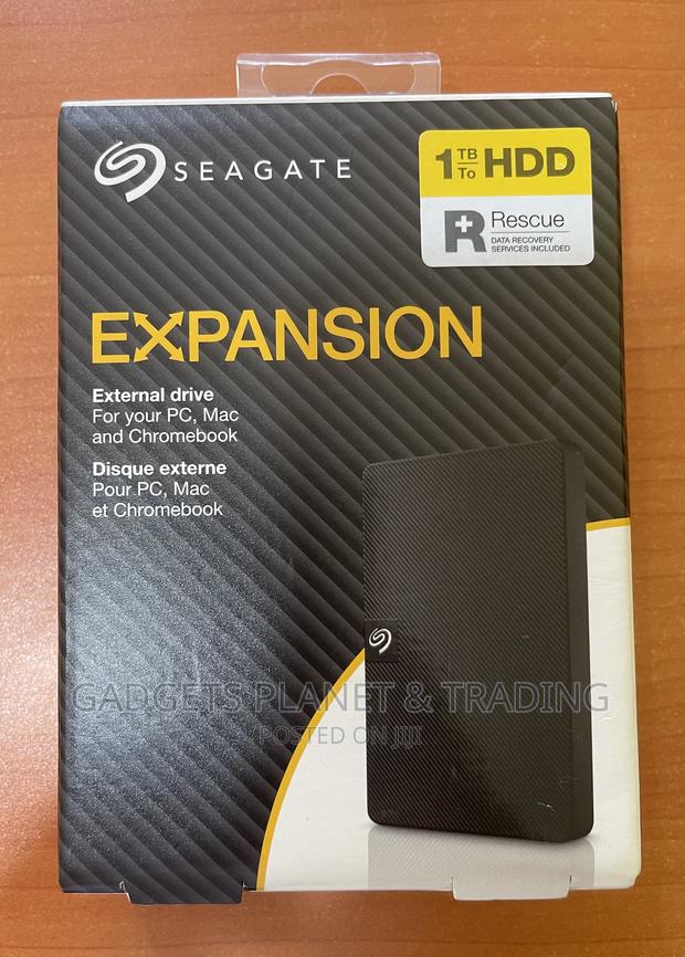 Seagate Expansion Rescue+ External Hard Drive - 1TB · Photo 1