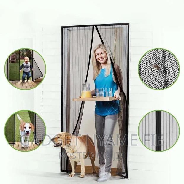 Magnetic Mosquito Door Curtain Net (2.1m*0.9m)-Black · Photo 1