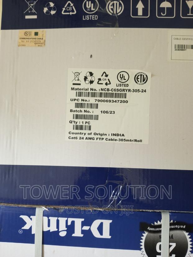 D-Link FTP Indoor Cat 6 Cable 305m · Photo 3