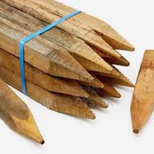 Wooden Pegs for Construction Foundation Works · Photo 1