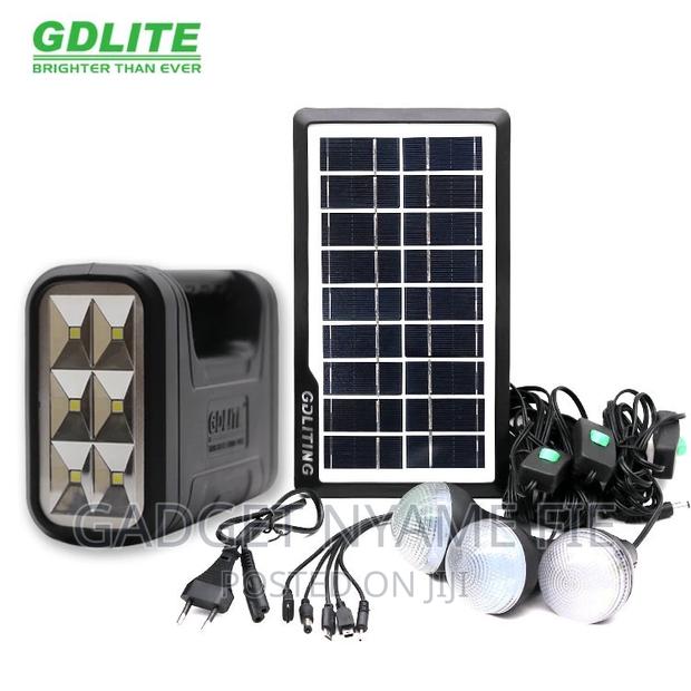 Solar Light System-3 Bulbs -1 Solar Panel-Usb Charging · Photo 1