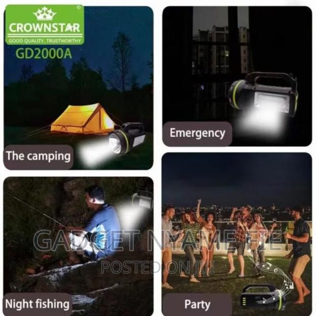 Gdlite GD2000A Solar Lighting System-Radio-Bluetooth-Lamps · Photo 4