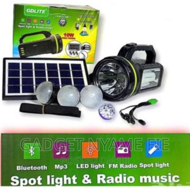 Gdlite GD2000A Solar Lighting System-Radio-Bluetooth-Lamps · Photo 2