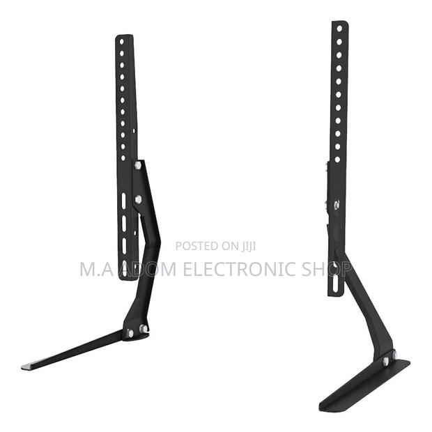 Brand New Universal Leg Stand Tv For 32” To 75” Tv(Black) · Photo 1