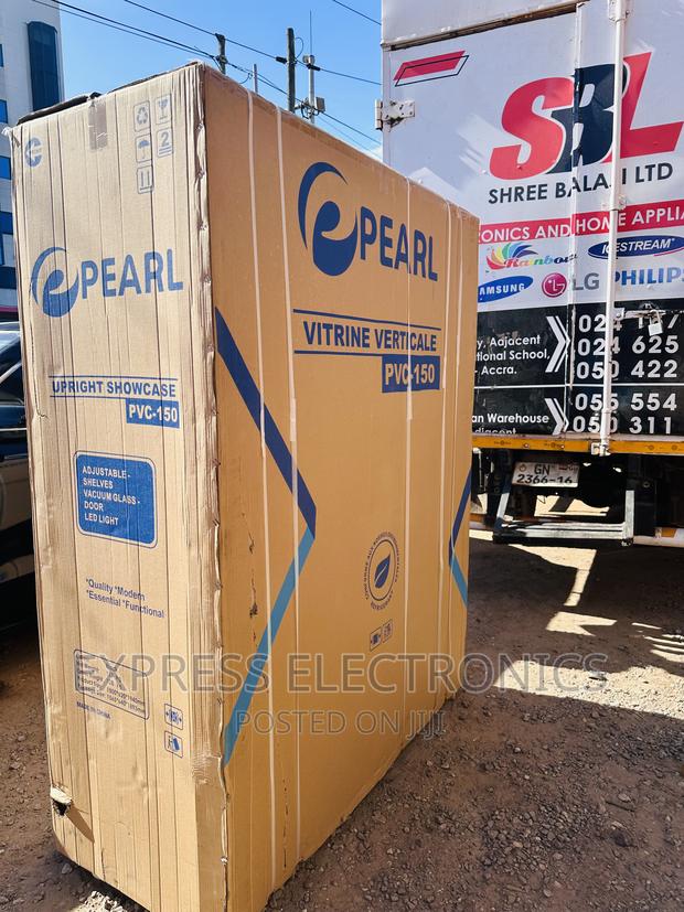 Glass Tempered 3doors Display Fridge Pearl PVC-150 950L · Photo 1