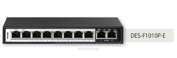 D-Link DES-F1010P-EB 10-Port 10100 Long Range Poe+ Surveilla · Photo 3