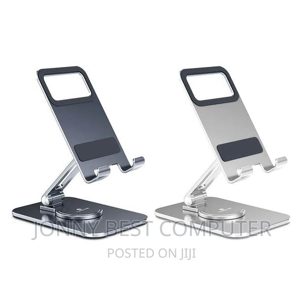 360° Rotating Metal Desk Phone Holder · Photo 1