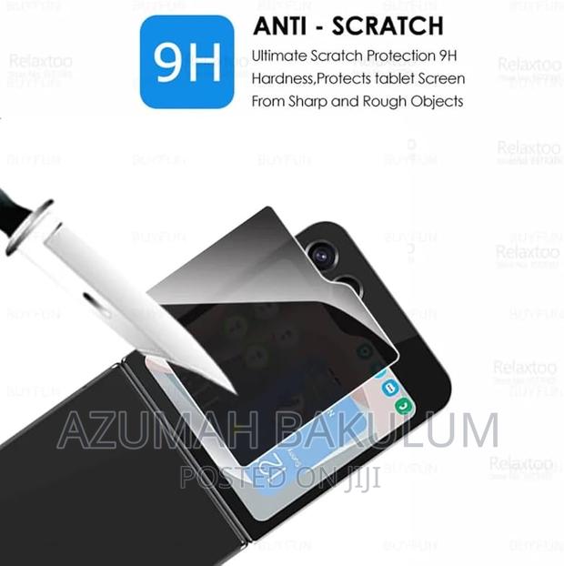 Galaxy Z Flip 5 / 6 7 Privacy Front Led Screen Tempered Glass · Photo 2