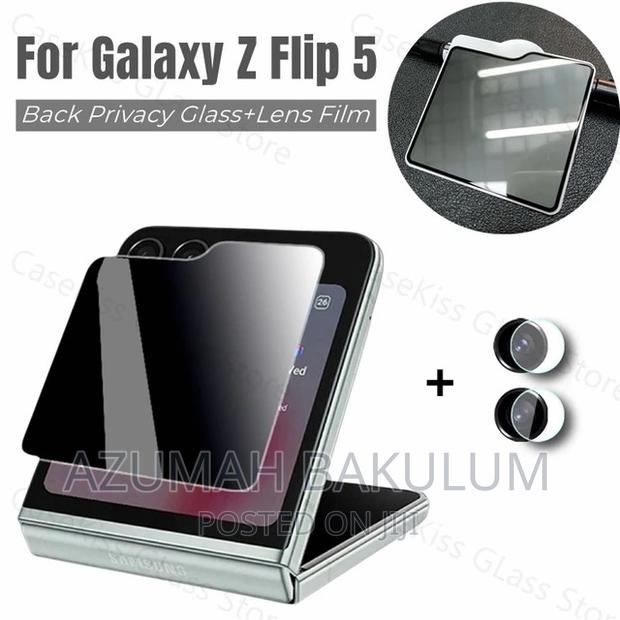 Galaxy Z Flip 5 / 6 7 Privacy Front Led Screen Tempered Glass · Photo 6