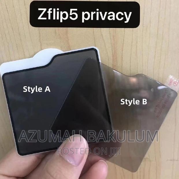 Galaxy Z Flip 5 / 6 7 Privacy Front Led Screen Tempered Glass · Photo 4