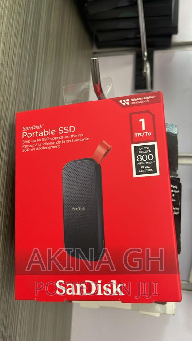 Sandisk Portable External SSD 1tb- Up to 800mb/S Read Speed · Photo 1