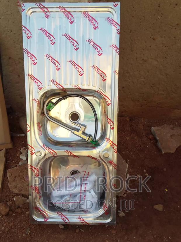 Double Kitchen Sink With One Arm and Tap Plus It Accessories · Photo 1