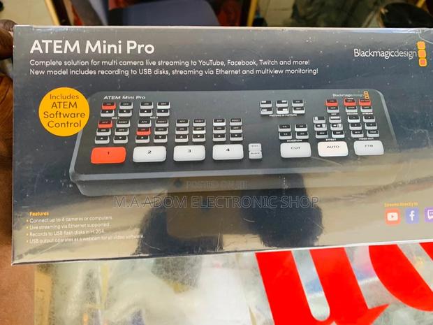 Blackmagic Design ATEM Mini Pro HDMI Live,Stream Switcher. · Photo 1