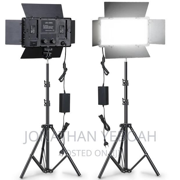 Pro Led 800 Light Kit Batteries Adapter Tripod Stand · Photo 2
