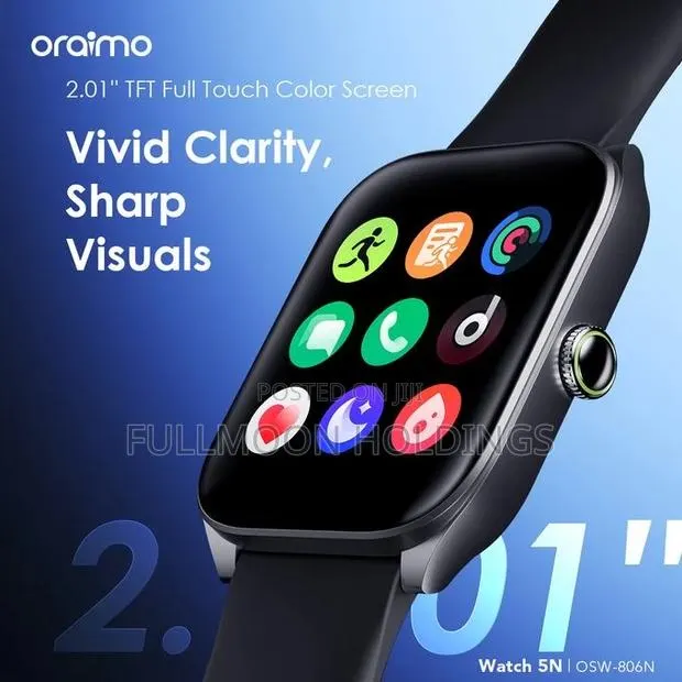 Oraimo Watch 5n 2.01'' TFT Screen Lifestyle Smart Watch · Photo 1