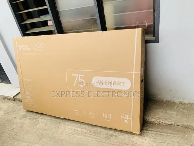 Slim Sleek Display TCL 75'' Uhd Led 75p6k Smart Android Television · Photo 1