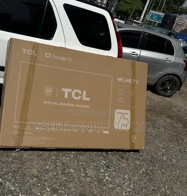 Premium Sleek TCL 75′′ HDR Frameless Google Tv 75p635 · Photo 1