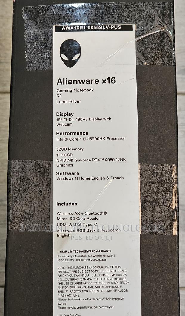 New Laptop Dell Alienware x16 32GB Intel Core i9 SSD 1T · Photo 2