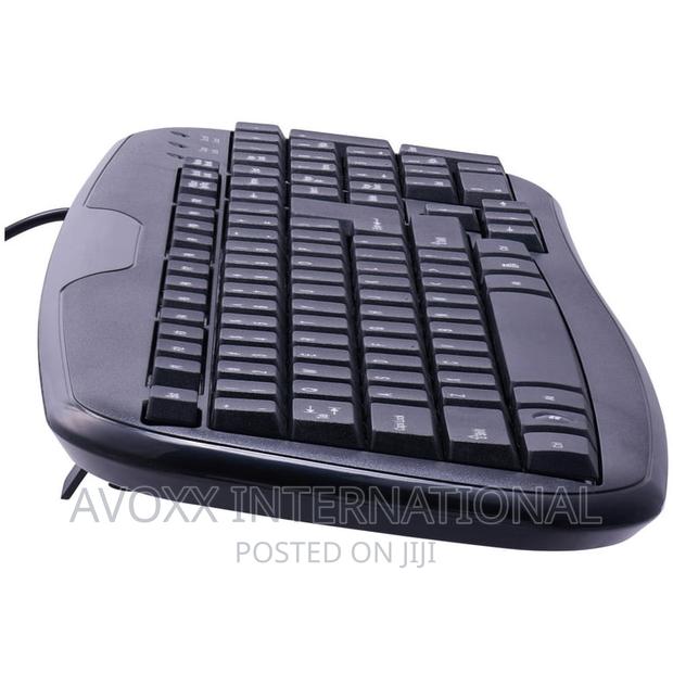 Onn Usb Connected Soft-Touch Wired Keyboard, Black · Photo 3