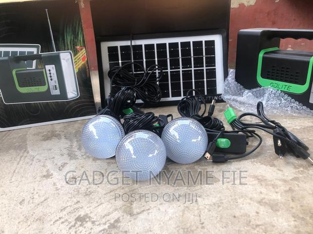 Solar Lighting System - Bulbs/Radio Bluetooth/Usb Charger · Photo 1