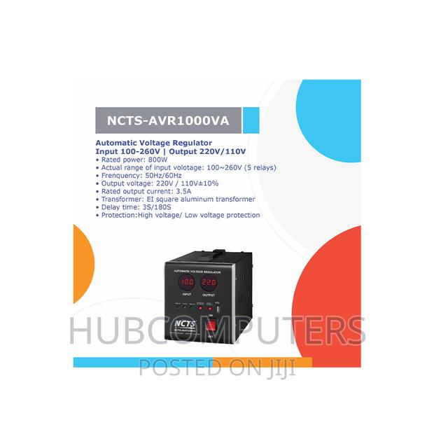 NCTS Automatic Voltage Regulator 1000va(Step Down/Stabilizer · Photo 1