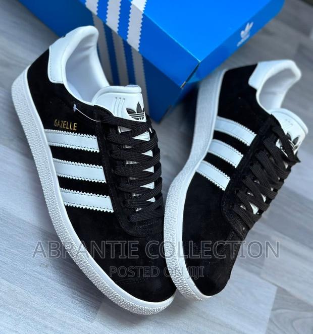 Adidas Gazelle Black/White · Photo 1
