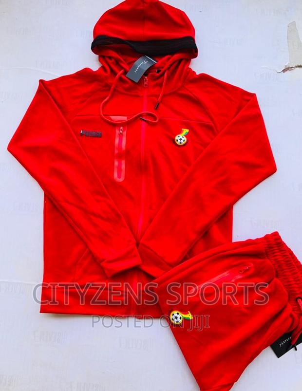 Ghana Black Stars Red Hoodie · Photo 3
