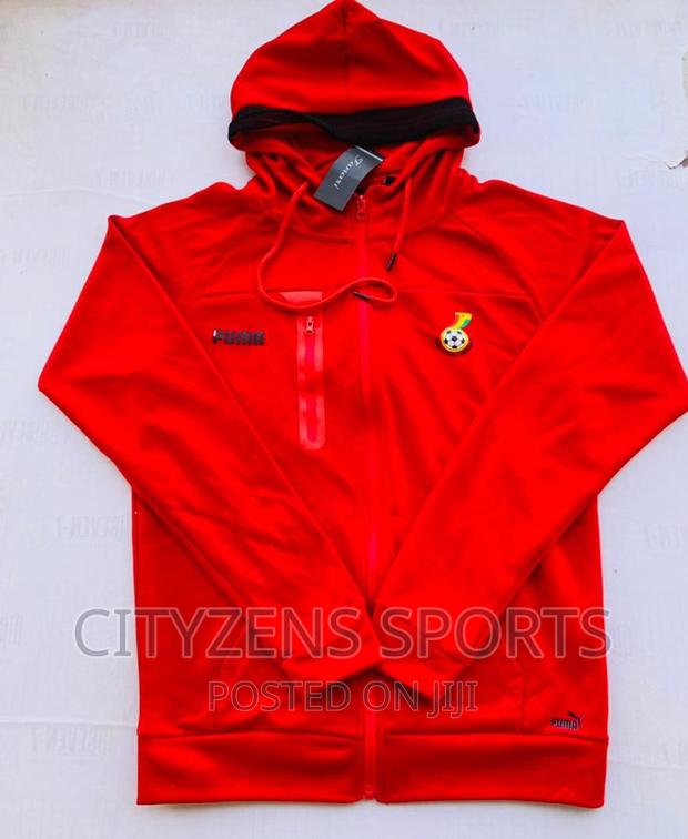 Ghana Black Stars Red Hoodie · Photo 2